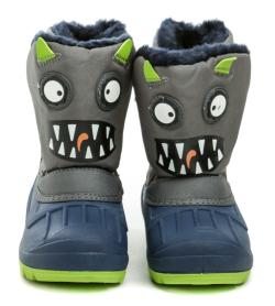 Befado 160y015 modro šedé dětské sněhule