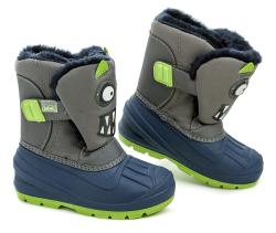 Befado 160y015 modro šedé dětské sněhule