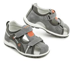 Befado 170P073 sivé detské sandálky