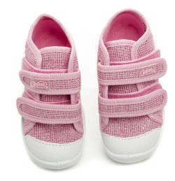 Befado 212P056 růžové dětské plátěné tenisky