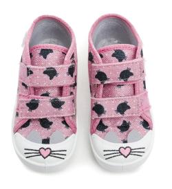 Befado 212P077 ružové detské plátené tenisky