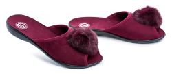 Befado 255d012 bordó dámské papuče