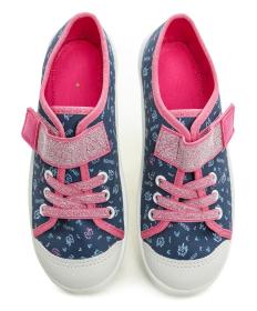 Befado 351y021 modro ružové detské tenisky