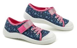 Befado 351y021 modro ružové detské tenisky