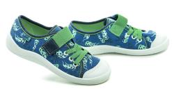 Befado 351y029 modro zelené detské tenisky