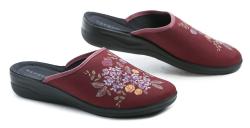 Befado 551D011 vínové dámske papuče