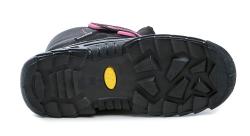 Befado 615X003 černo růžové dětské zimní boty