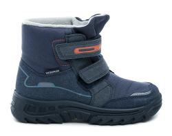 Befado 615X005 navy dětské zimní boty