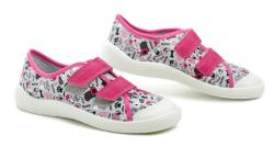 Befado 772y005 ružové detské tenisky na suchý zips
