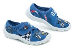 Befado 974x551 modré detské tenisky na suchý zips