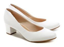 Beira Rio 4777-409 biele dámske lodičky na podpätku