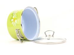 Belis Hrnec DAISY 16cm 2,1l se skleněnou poklicí