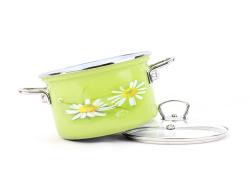 Belis Hrnec DAISY 18cm 2,8l se skleněnou poklicí