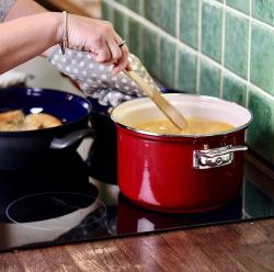 Belis Hrnec ECO-CERAMIC 18cm 2,8l se skleněnou poklicí