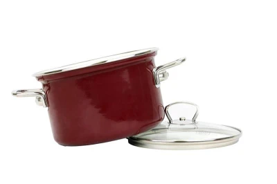 Belis Hrnec ECO-CERAMIC 24cm 6,1l se skleněnou poklicí