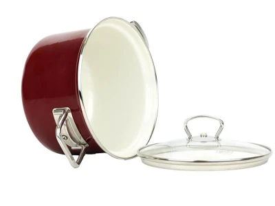 Belis Hrnec ECO-CERAMIC 24cm 6,1l se skleněnou poklicí