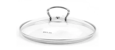 BELIS Poklice sklo 14cm s nerez úchytem BELIS Poklice sklo 14cm s nerez úchytem