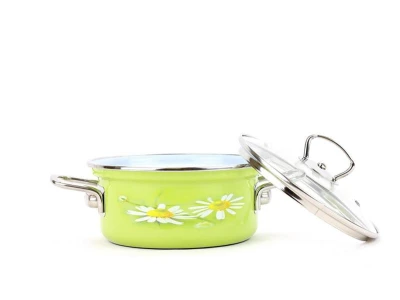 Belis Rendlík DAISY 16cm 1,4l se skleněnou poklicí