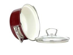 Belis Rendlík ECO-CERAMIC 24cm 4,5l se skleněnou poklicí