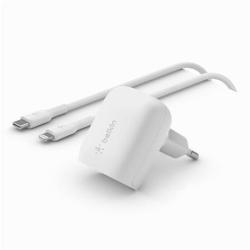 Belkin BOOST CHARGE™ 20W USB-C Power Delivery PPS nástěnná nabíječka + 1m USB-C na lightning kabel, bílá Belkin BOOST CHARGE™ 20W USB-C Power Delivery PPS nástěnná nabíječka + 1m USB-C na lightning kabel, bílá