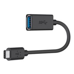 Belkin adaptér USB-C 3.0 to USB-A, 15cm, černá Belkin adaptér USB-C 3.0 to USB-A, 15cm, černá