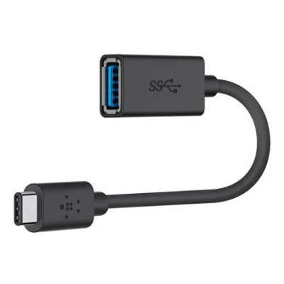 Belkin adaptér USB-C 3.0 to USB-A, 15cm, černá Belkin adaptér USB-C 3.0 to USB-A, 15cm, černá