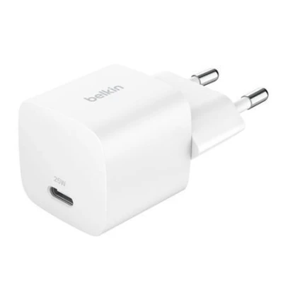 Belkin BOOST CHARGE 25W USB-C Power Delivery PPS nástěnná nabíječka, bílá