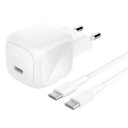 Belkin BOOST CHARGE™ 45W USB-C Power Delivery PPS nástěnná nabíječka + 1m USB-C na USB-C kabel, bílá Belkin BOOST CHARGE™ 45W USB-C Power Delivery PPS nástěnná nabíječka + 1m USB-C na USB-C kabel, bílá