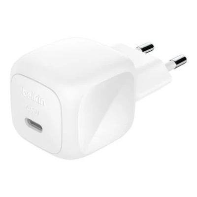 Belkin BOOST CHARGE 45W USB-C Power Delivery PPS nástěnná nabíječka, bílá