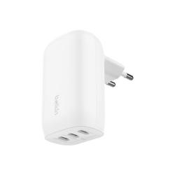 Belkin BOOST CHARGE™ 67W 3-portová USB-C Power Delivery PPS nástěnná nabíječka, bílá Belkin BOOST CHARGE™ 67W 3-portová USB-C Power Delivery PPS nástěnná nabíječka, bílá