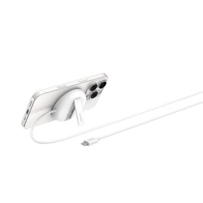 Belkin BOOST CHARGE PRO Qi2 15W Magnetická nabíjecí podložka, bez adaptéru, bílá