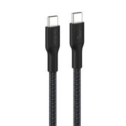 Belkin BOOST CHARGE™ PRO USB-C/USB-C kabel 240W, 3m, černý - odolný