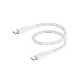 Belkin BOOST CHARGE™ USB-C/USB-C kabel, 15cm, bílý - odolný Belkin BOOST CHARGE™ USB-C/USB-C kabel, 15cm, bílý - odolný