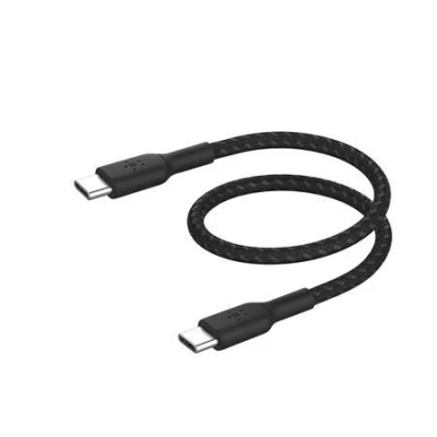 Belkin BOOST CHARGE™ USB-C/USB-C kabel, 15cm, černý - odolný Belkin BOOST CHARGE™ USB-C/USB-C kabel, 15cm, černý - odolný