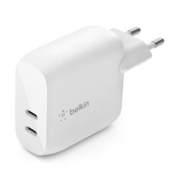 Belkin BOOST CHARGE™ Duální 40W USB-C Power Delivery nástěnná nabíječka, bílá Belkin BOOST CHARGE™ Duální 40W USB-C Power Delivery nástěnná nabíječka, bílá