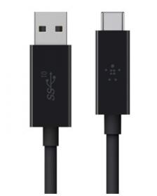 Belkin USB-C/USB-A 3.1 kabel, 0,9m, černý Belkin USB-C/USB-A 3.1 kabel, 0,9m, černý