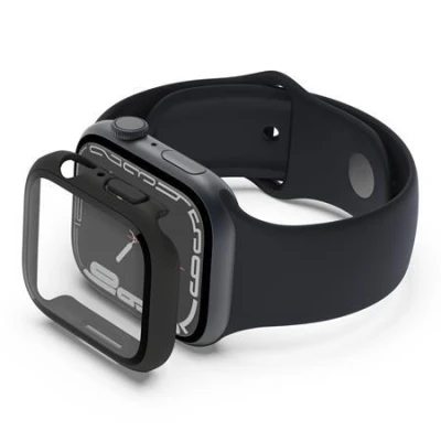 Belkin ochrana displeje ScreenForce 2v1 pro Apple Watch Série 4/5/6/SE/7/8/9, 44/45mm, černé - NOVÁ VERZE Belkin ochrana displeje ScreenForce 2v1 pro Apple Watch Série 4/5/6/SE/7/8/9, 44/45mm, černé - NOVÁ VERZE