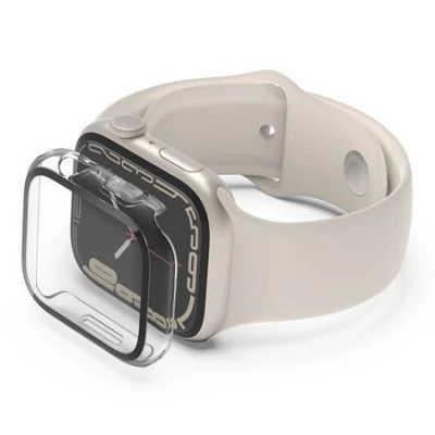 Belkin ochrana displeje ScreenForce 2v1 pro Apple Watch Série 4/5/6/SE/7/8/9, 44/45mm, průhledné - NOVÁ VERZE Belkin ochrana displeje ScreenForce 2v1 pro Apple Watch Série 4/5/6/SE/7/8/9, 44/45mm, průhledné - NOVÁ VERZE