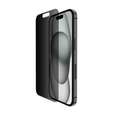 Belkin SCREENFORCE™ TemperedGlass Privacy Anti-Microbial ochranné privátní sklo pro iPhone 15 / 14 Pro Belkin SCREENFORCE™ TemperedGlass Privacy Anti-Microbial ochranné privátní sklo pro iPhone 15 / 14 Pro