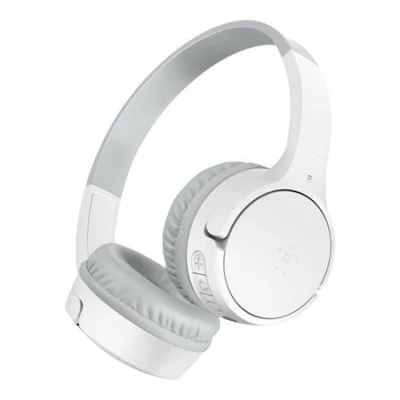Belkin SOUNDFORM™ Mini - Wireless On-Ear Headphones for Kids - dětská bezdrátová sluchátka, bílá - NOVÁ VERZE Belkin SOUNDFORM™ Mini - Wireless On-Ear Headphones for Kids - dětská bezdrátová sluchátka, bílá - NOVÁ VERZE