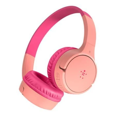 Belkin SOUNDFORM Mini - Wireless On-Ear Headphones for Kids - dětská bezdrátová sluchátka, růžová - NOVÁ VERZE