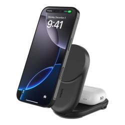 Belkin UltraCharge™ Qi2 25W 2v1 Magnetická nabíječka pro iPhone/AirPods, s USB-C, černá
