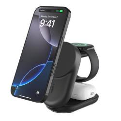 Belkin UltraCharge™ Qi2 25W 3v1 Magnetická nabíječka pro iPhone/Apple Watch/AirPods, černá Belkin UltraCharge™ Qi2 25W 3v1 Magnetická nabíječka pro iPhone/Apple Watch/AirPods, černá