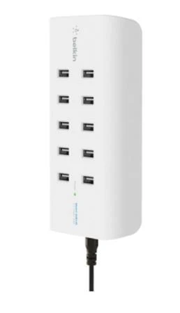 Belkin ROCKSTAR™ 120W USB-A 10-portová 230V nabíječka Belkin ROCKSTAR™ 120W USB-A 10-portová 230V nabíječka