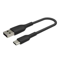 Belkin BOOST CHARGE™ USB-C/USB-A kabel, 15cm, černý - odolný Belkin BOOST CHARGE™ USB-C/USB-A kabel, 15cm, černý - odolný