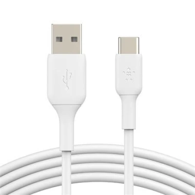 Belkin BOOST CHARGE™ USB-C/USB-A kabel, 2m, bílý Belkin BOOST CHARGE™ USB-C/USB-A kabel, 2m, bílý