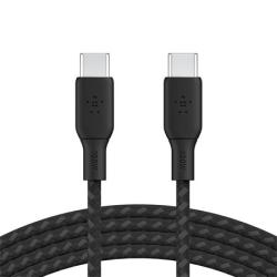 Belkin BOOST CHARGE™ USB-C/USB-C kabel 100W, 3m, černý - odolný Belkin BOOST CHARGE™ USB-C/USB-C kabel 100W, 3m, černý - odolný