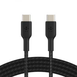 Belkin BOOST CHARGE™ USB-C/USB-C kabel, 1m, černý - odolný Belkin BOOST CHARGE™ USB-C/USB-C kabel, 1m, černý - odolný