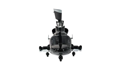 Amewi Bell 222 Airwolf Pro černo-bílý 6kanálový RC vrtulník s gyroskopem 3D/6G RTF