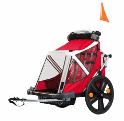BELLELLI B-TRAVEL Detský vozík za bicykel, červený